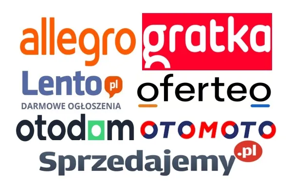 Logotipos de los principales sitios de anuncios clasificados de Polonia